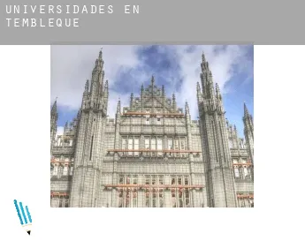 Universidades en  Tembleque