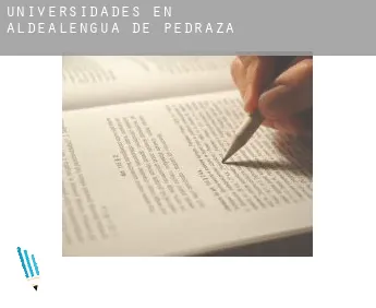 Universidades en  Aldealengua de Pedraza