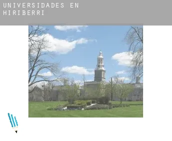 Universidades en  Hiriberri / Villanueva de Aezkoa