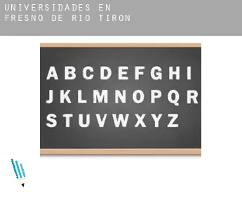 Universidades en  Fresno de Río Tirón